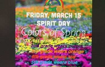 Spirit Day - Colors of Spring