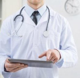 doctor and clipboard
