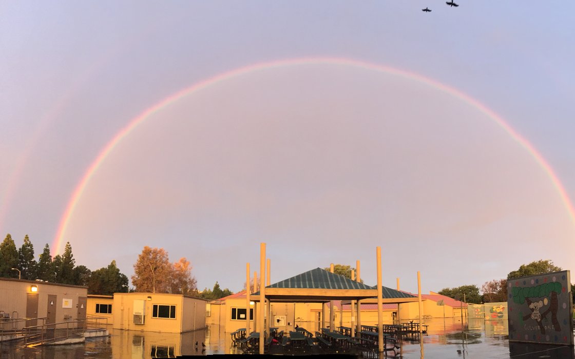 Rainbow at Culverdale Elementary